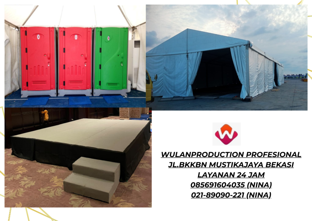 Rental PANGGUNG TENDA RODER TOILET PORTABLE Bekasi 