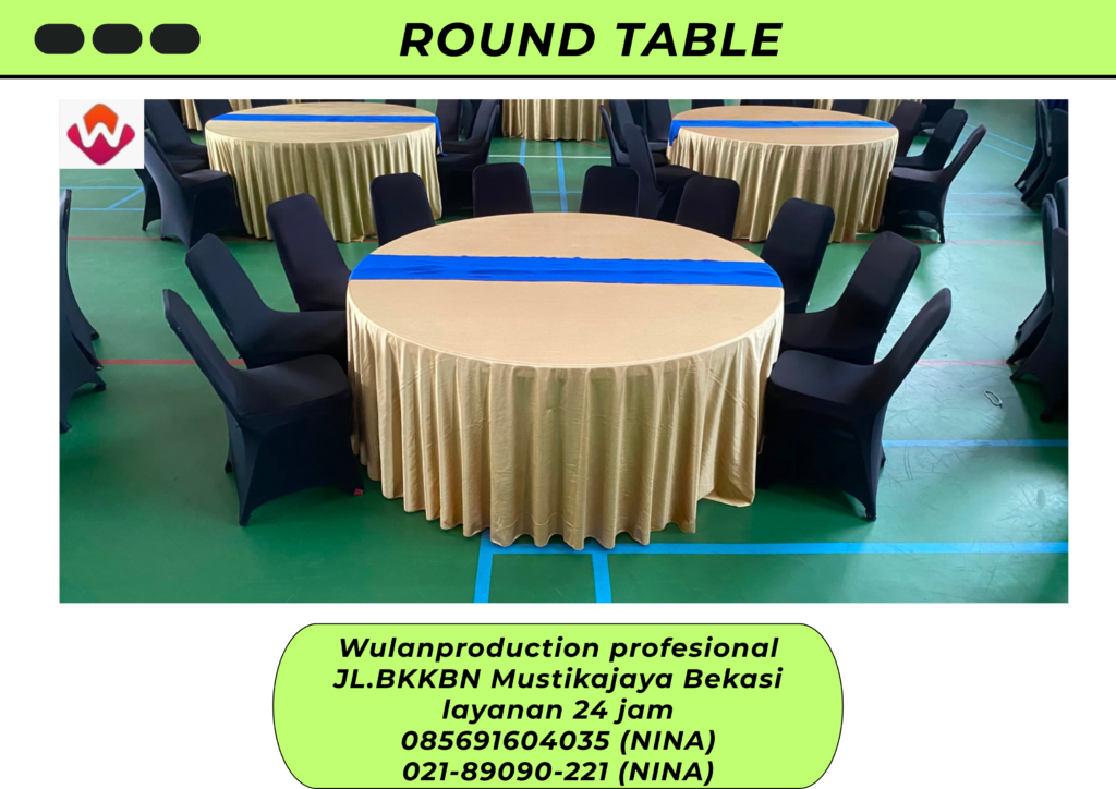 Rental ROUND TABLE d120cm KURSI FUTURA Jakarta