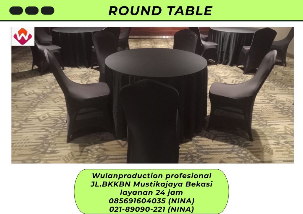 Rental ROUND TABLE d120cm KURSI FUTURA Jakarta