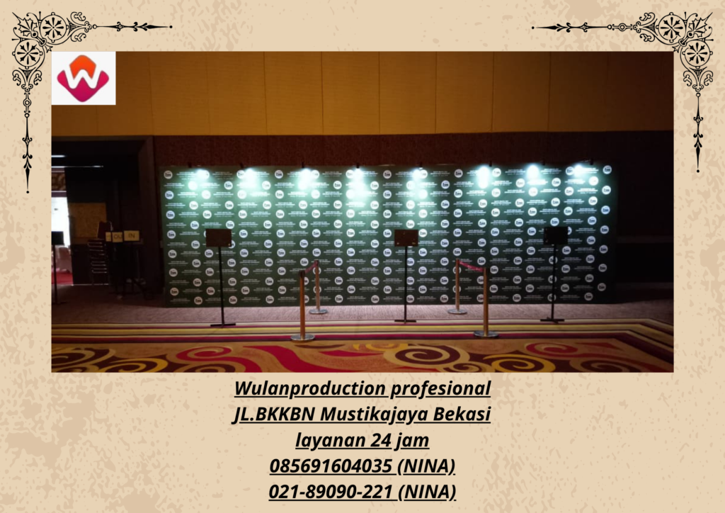 Sewa BACKDROP PHOTOBOOTH LAMPU SPOT LIGHT Bogor