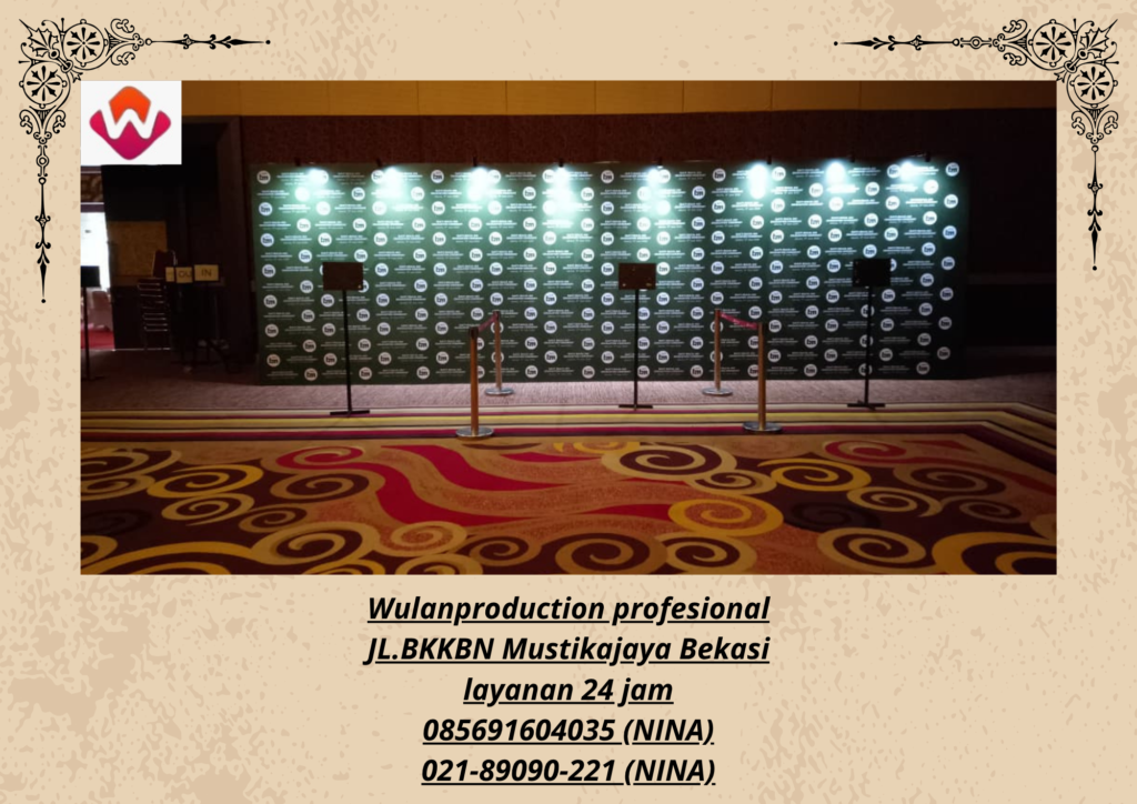 Sewa BACKDROP PHOTOBOOTH LAMPU SPOT LIGHT Bogor
