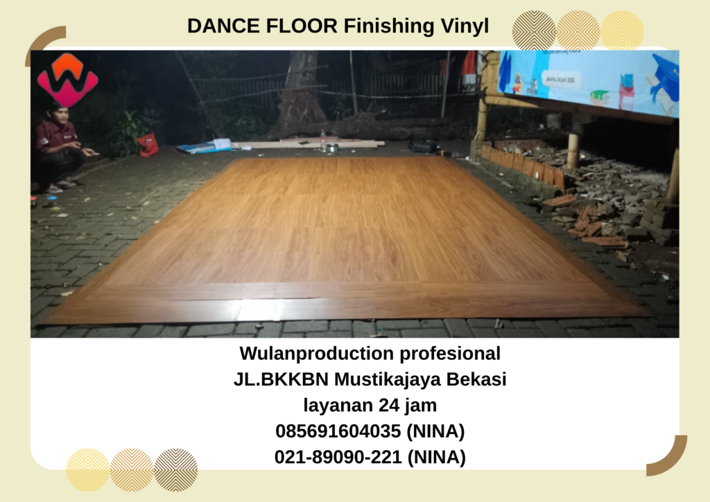 Sewa DANCE FLOOR Finishing Vinyl Jakarta