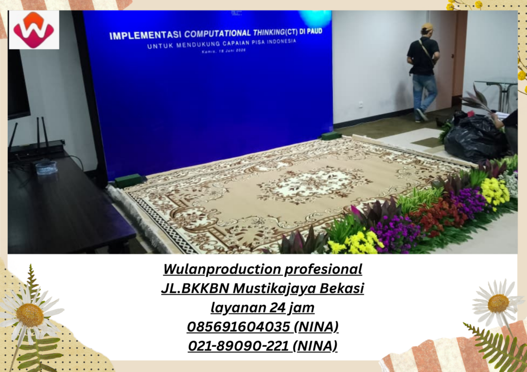 Sewa FLOORING BACKDROP PHOTO BOOTH KARPET Cikarang