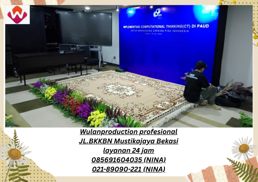 Sewa FLOORING BACKDROP PHOTO BOOTH KARPET Cikarang
