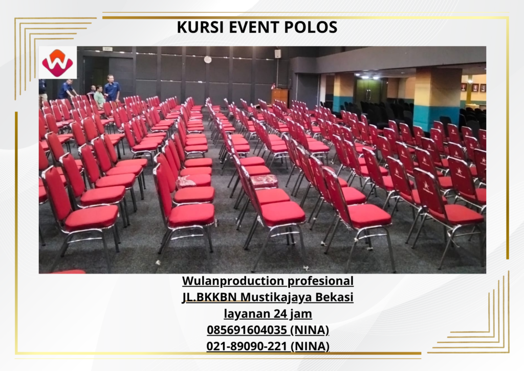 Sewa KURSI EVENT POLOS Sukagalih Megamendung Bogor 