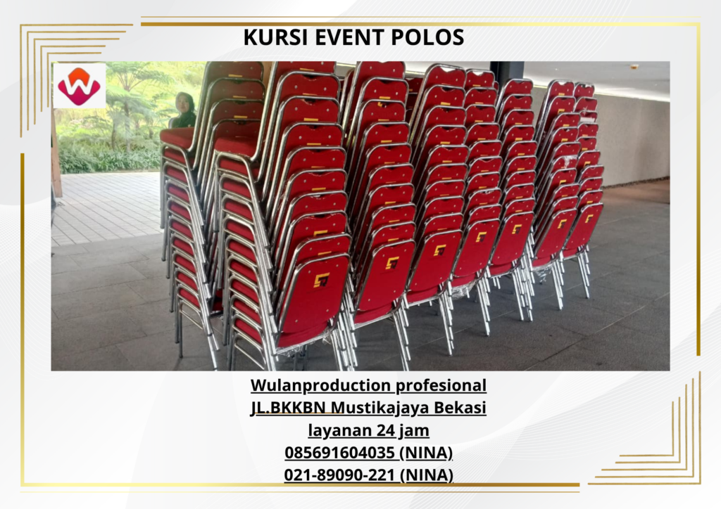 Sewa KURSI EVENT POLOS Sukagalih Megamendung Bogor 