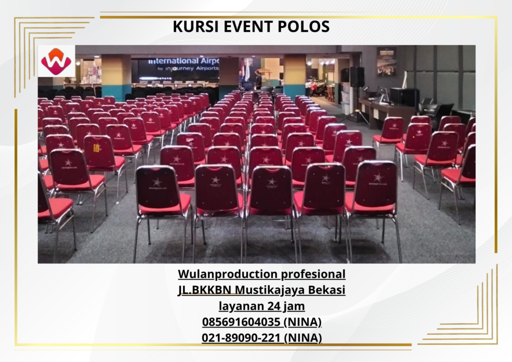Sewa KURSI EVENT POLOS Sukagalih Megamendung Bogor 
