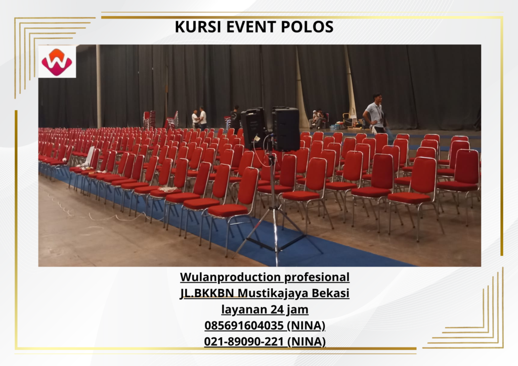 Sewa KURSI EVENT POLOS Sukagalih Megamendung Bogor 
