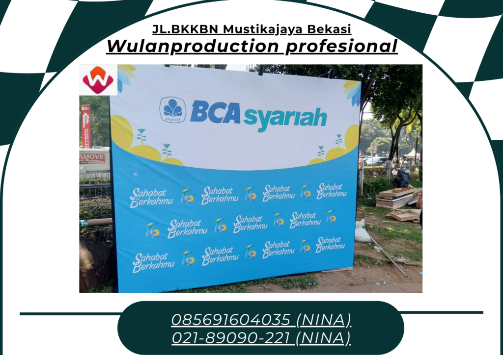 Sewa MEJA KOTAK BACKDROP MISTY FAN Jakarta 