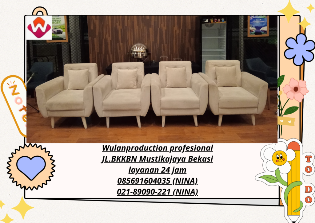 Sewa SOFA QUEEN Putih dan SOFA SCANDINAVIAN Putih Jakarta