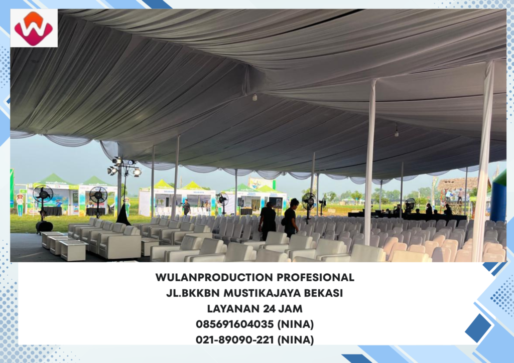 Sewa WELCOME GATE dan TENDA PLAFON Bayur Karawang 