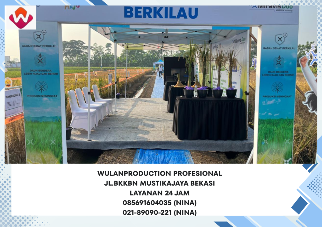 Sewa WELCOME GATE dan TENDA PLAFON Bayur Karawang 