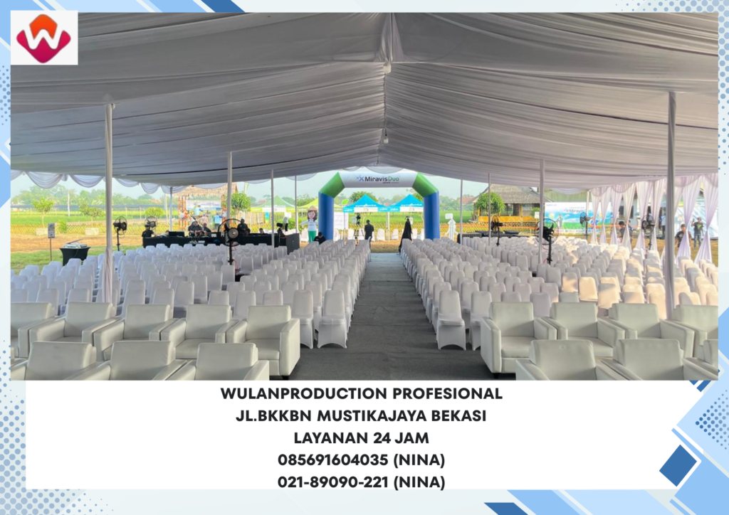 Sewa WELCOME GATE dan TENDA PLAFON Bayur Karawang 