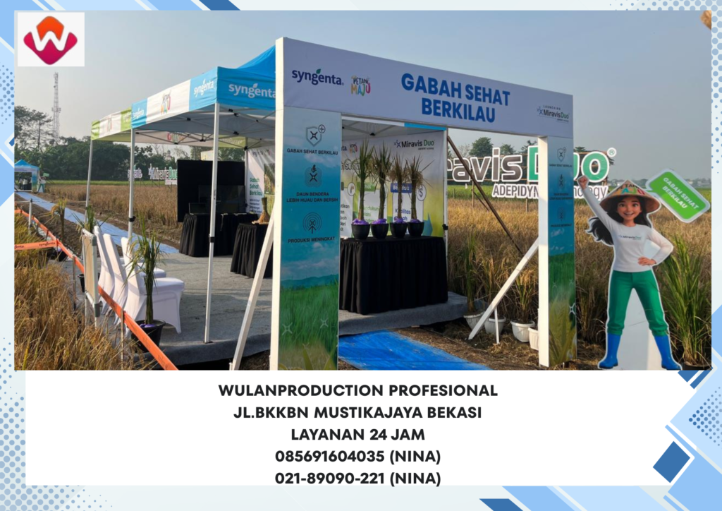 Sewa WELCOME GATE dan TENDA PLAFON Bayur Karawang 