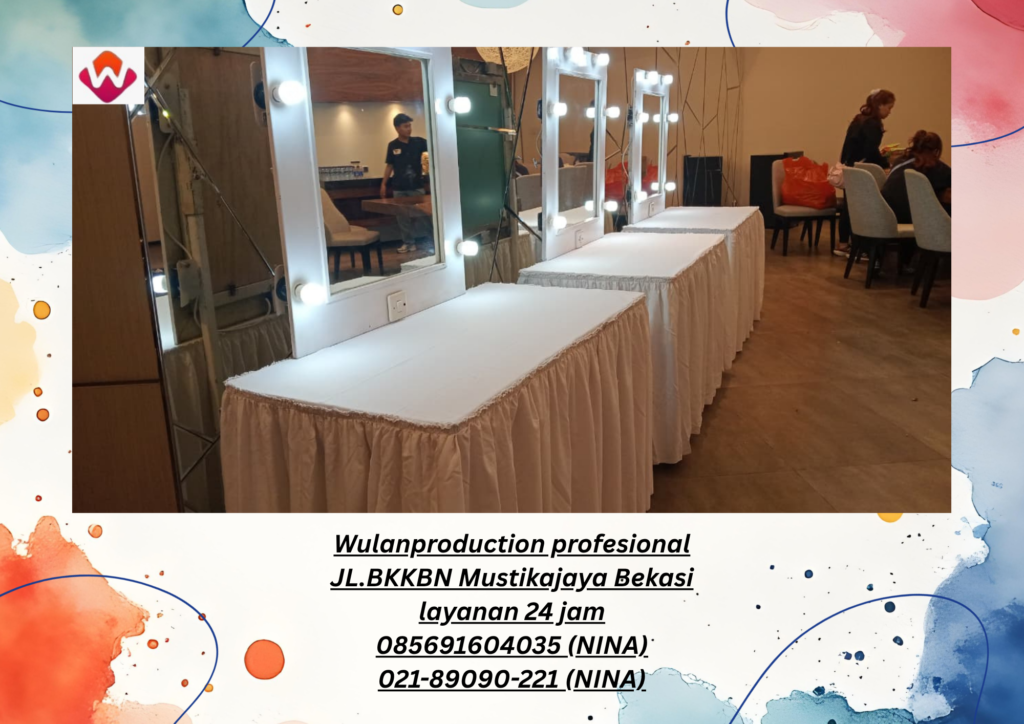 Rental MEJA RIAS Putih Cikarang