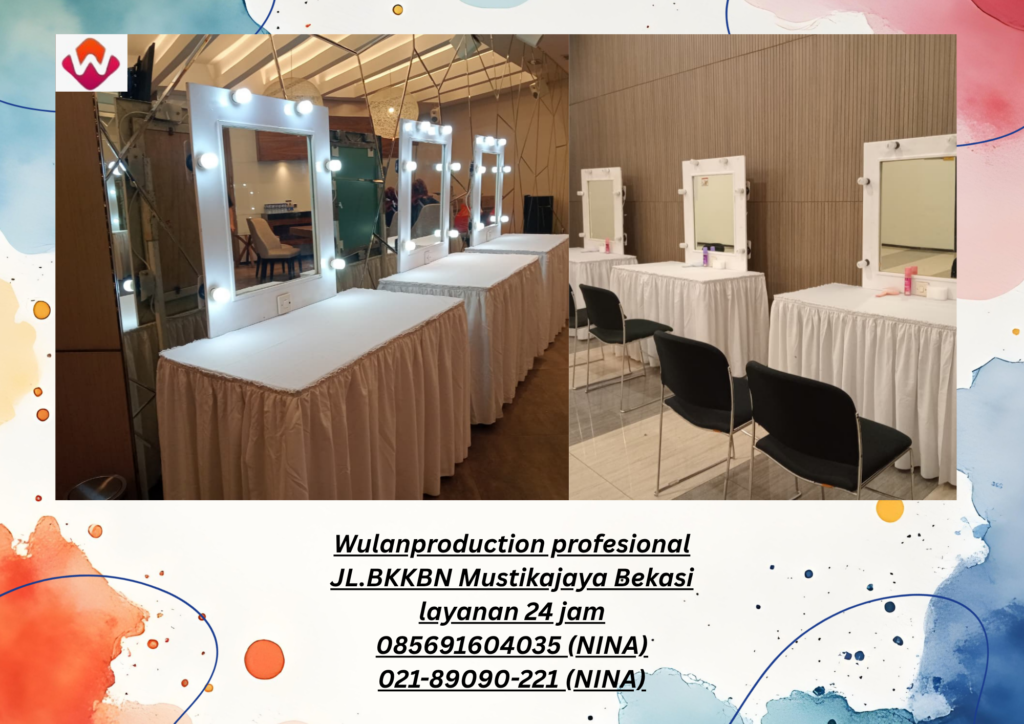 Rental MEJA RIAS Putih Cikarang