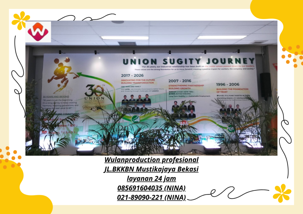 Sewa BACKDROP Berkualitas Gratis Ongkir Bekasi