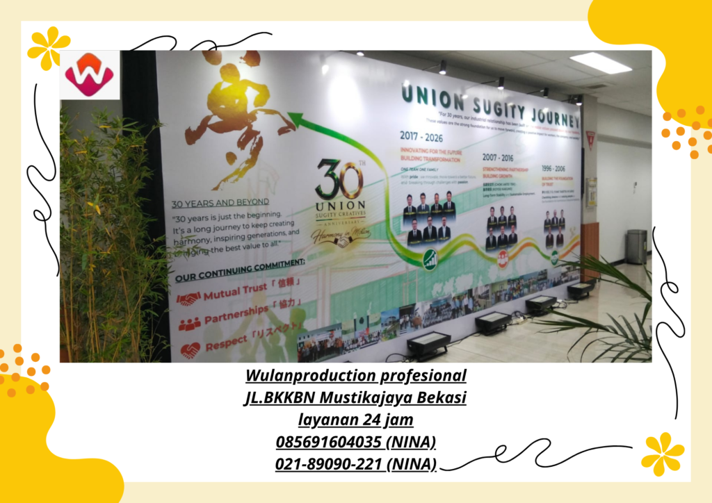Sewa BACKDROP Berkualitas Gratis Ongkir Bekasi