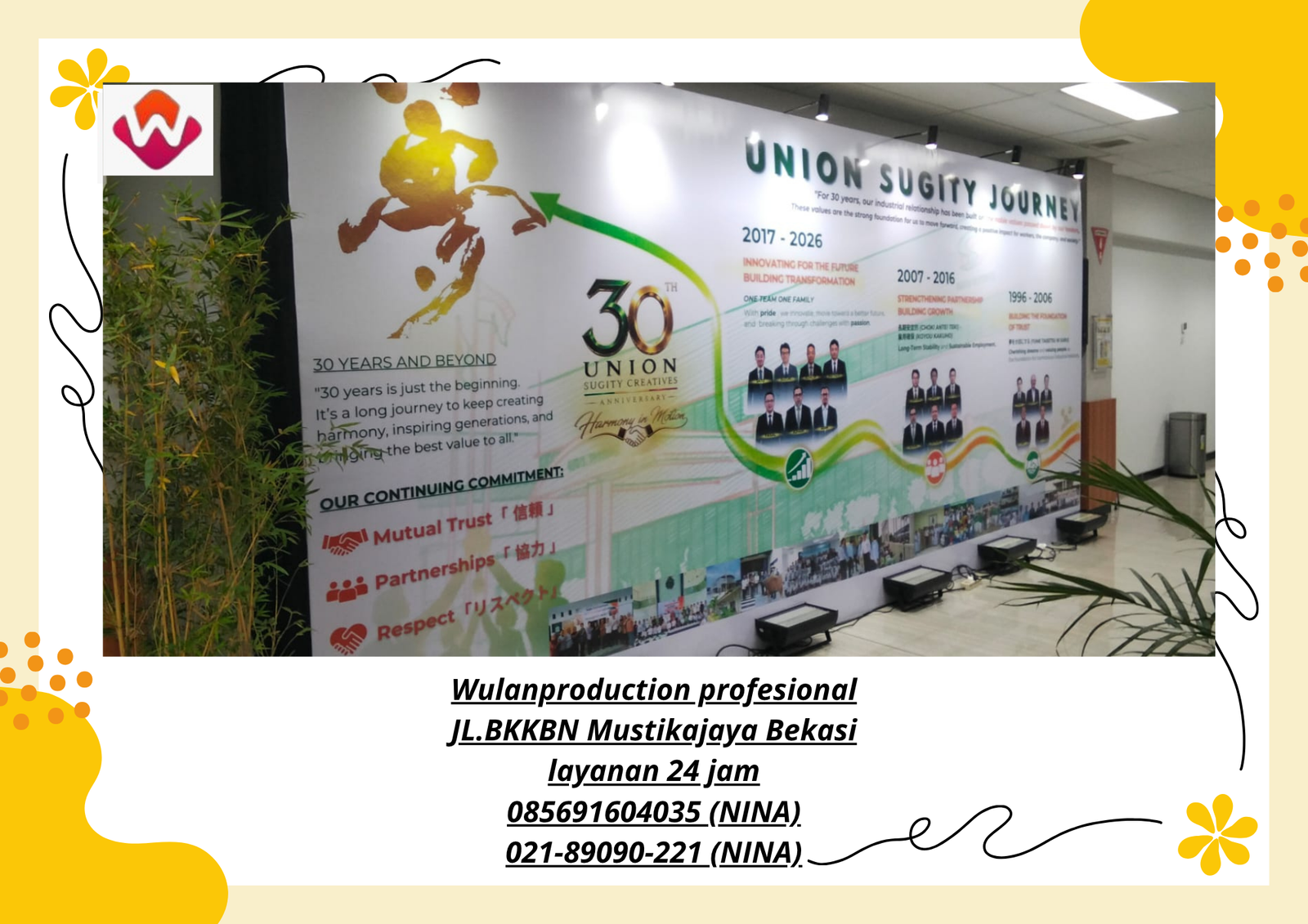 Sewa BACKDROP Berkualitas Gratis Ongkir Bekasi