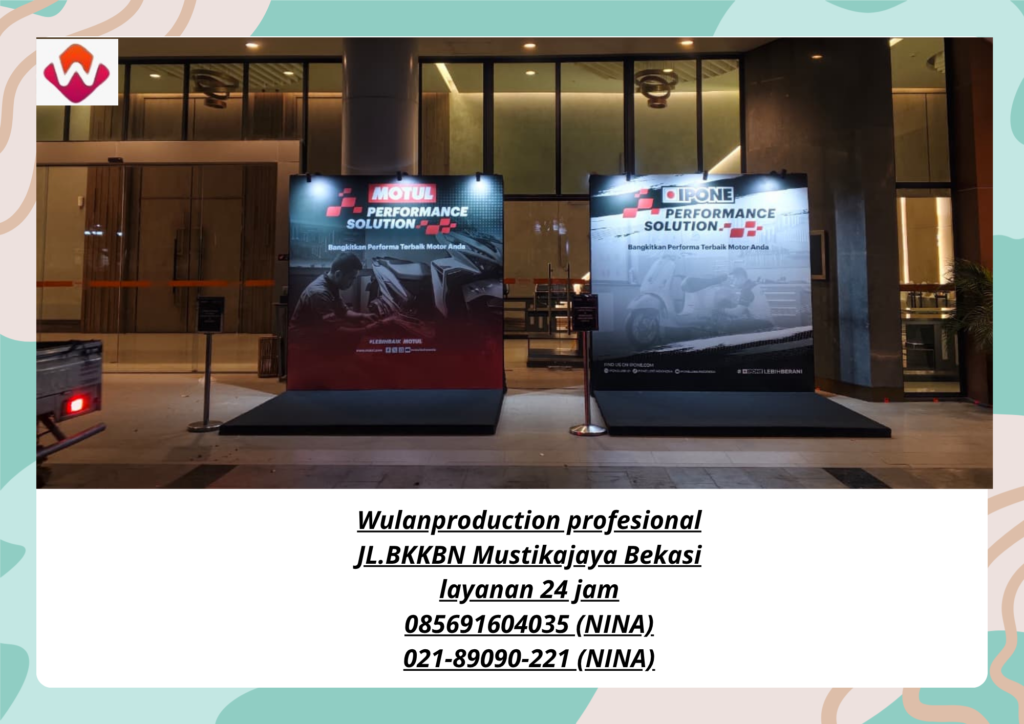 Sewa BACKDROP Flexy Dan FLOORING Hotel Harris Sumarecon Bekasi 