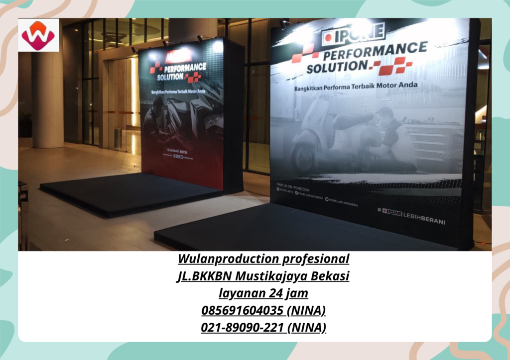 Sewa BACKDROP Flexy Dan FLOORING Hotel Harris Sumarecon Bekasi 
