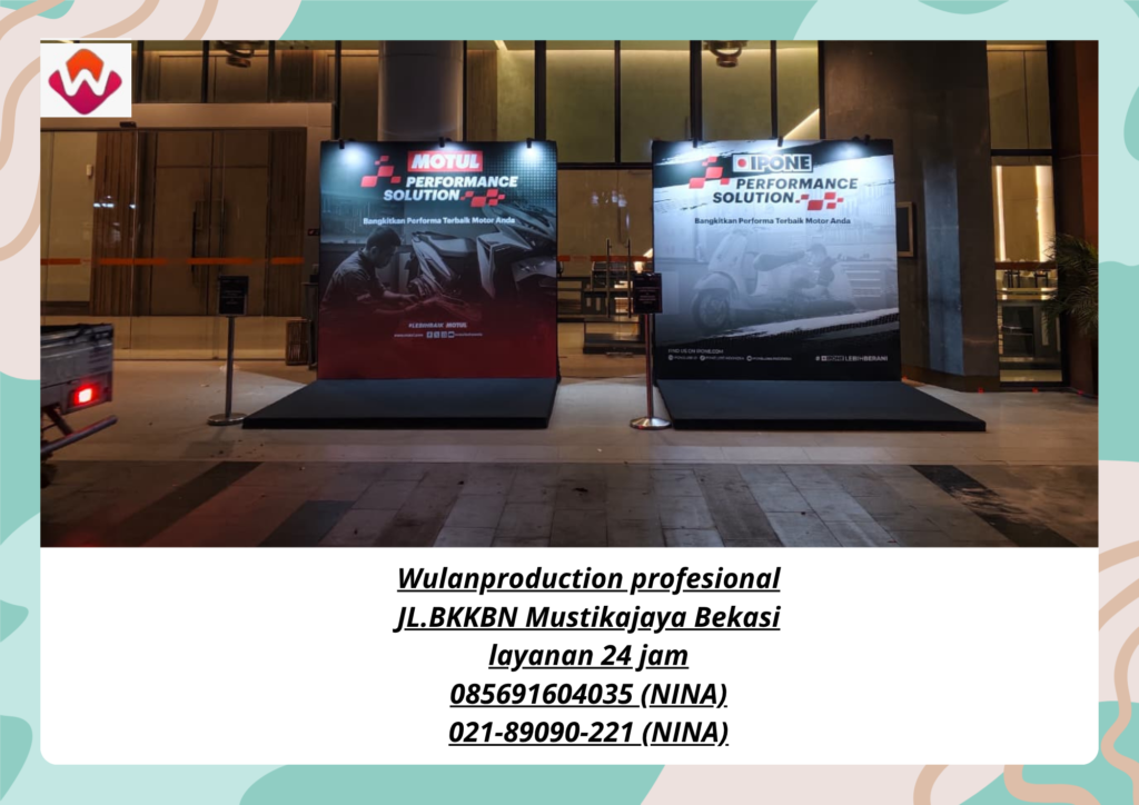 Sewa BACKDROP Flexy Dan FLOORING Hotel Harris Sumarecon Bekasi 