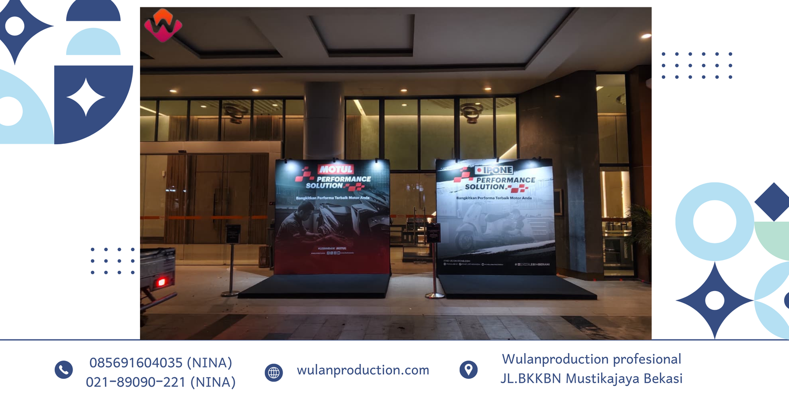 Sewa BACKDROP Flexy FLOORING KARPET Hitam Jakarta