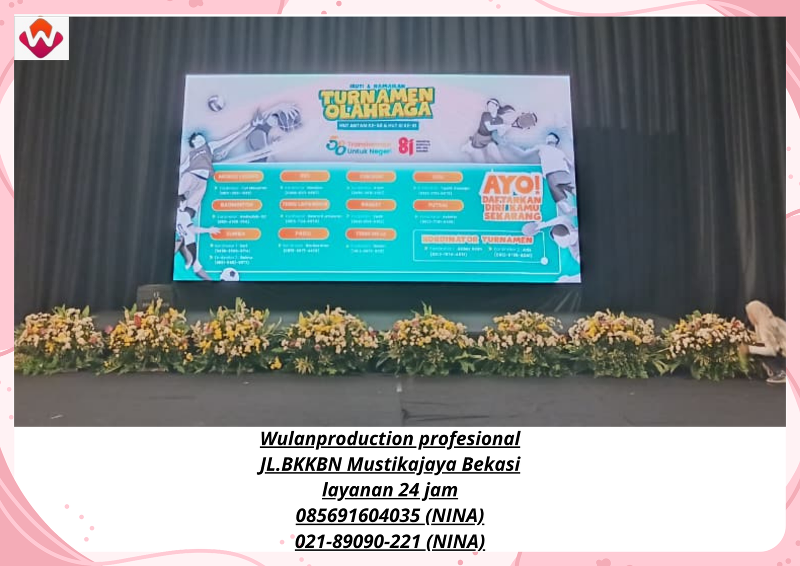 Sewa BACKDROP Karawang Barat