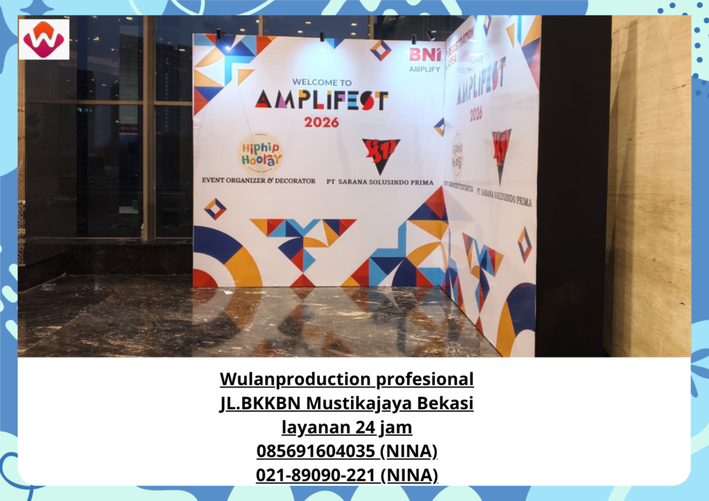 Sewa BACKDROP LAMPU SOROT Kemayoran Jakarta 