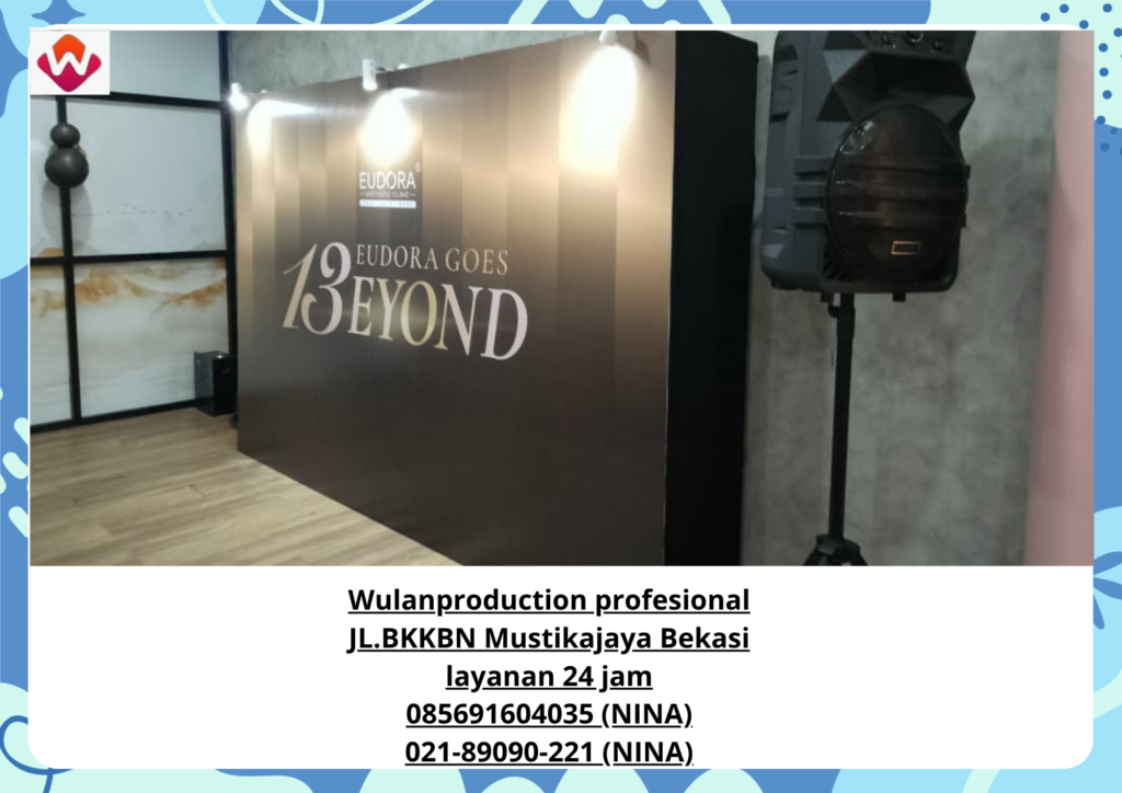 Sewa BACKDROP LAMPU SOROT Kemayoran Jakarta 