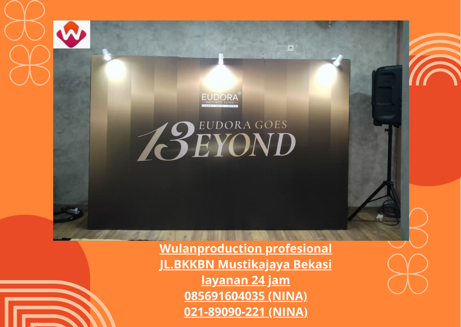 Sewa BACKDROP Photo Booth LAMPU SPOT LIGHT Kemang Jakarta Selatan