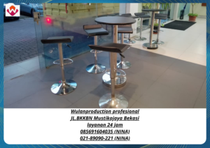 Sewa BARSTOOL Hitam KURSI Kotak Jakarta