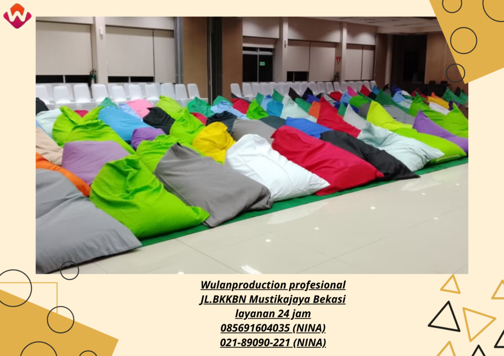 Sewa BEANBAG Aneka Ukuran Dan Warna Menarik Bekasi