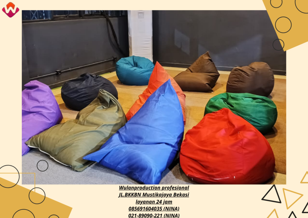 Sewa BEANBAG Aneka Ukuran Dan Warna Menarik Bekasi