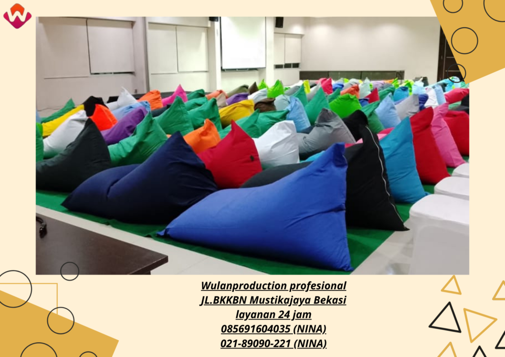 Sewa BEANBAG Aneka Ukuran Dan Warna Menarik Bekasi