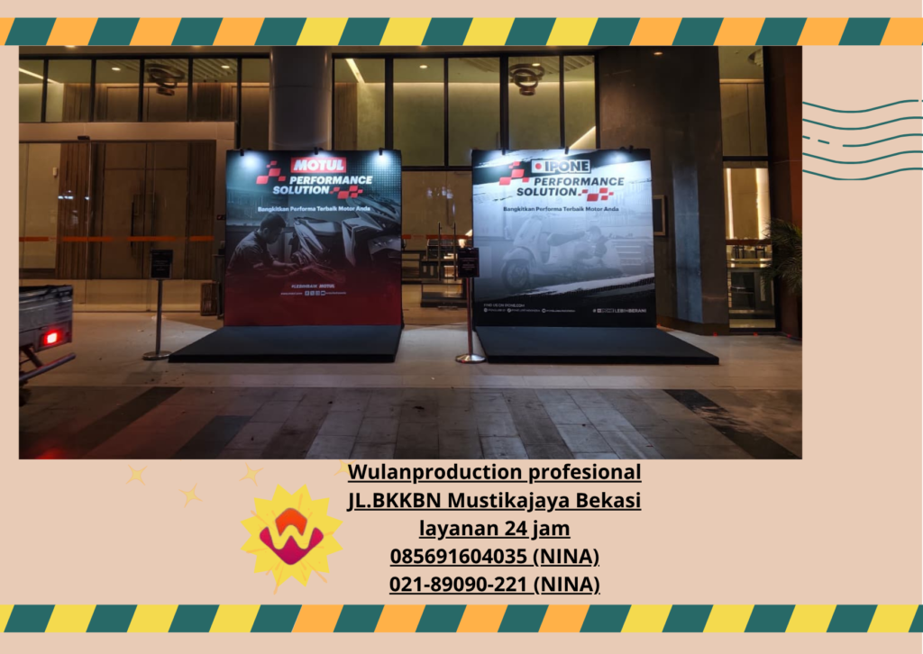 Sewa Backdrop Hasil Terbaik Area Jakarta Bekasi 