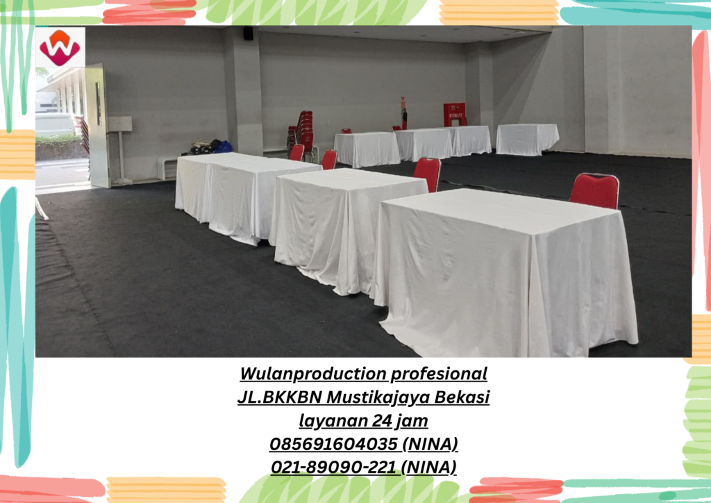 Sewa KURSI Event Stainless dan MEJA KOTAK Cikarang