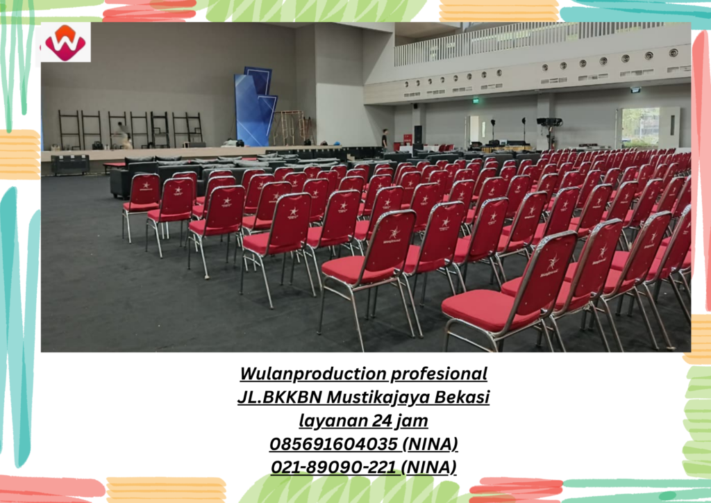 Sewa KURSI Event Stainless dan MEJA KOTAK Cikarang