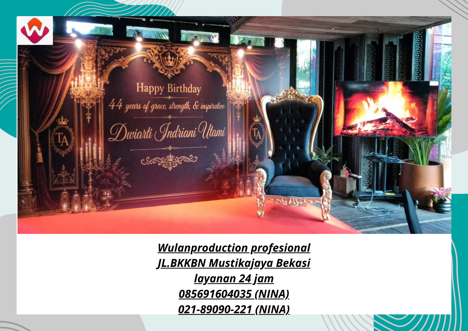Sewa KURSI SYAHRINI Hitam Hotel Sudirman Jakarta