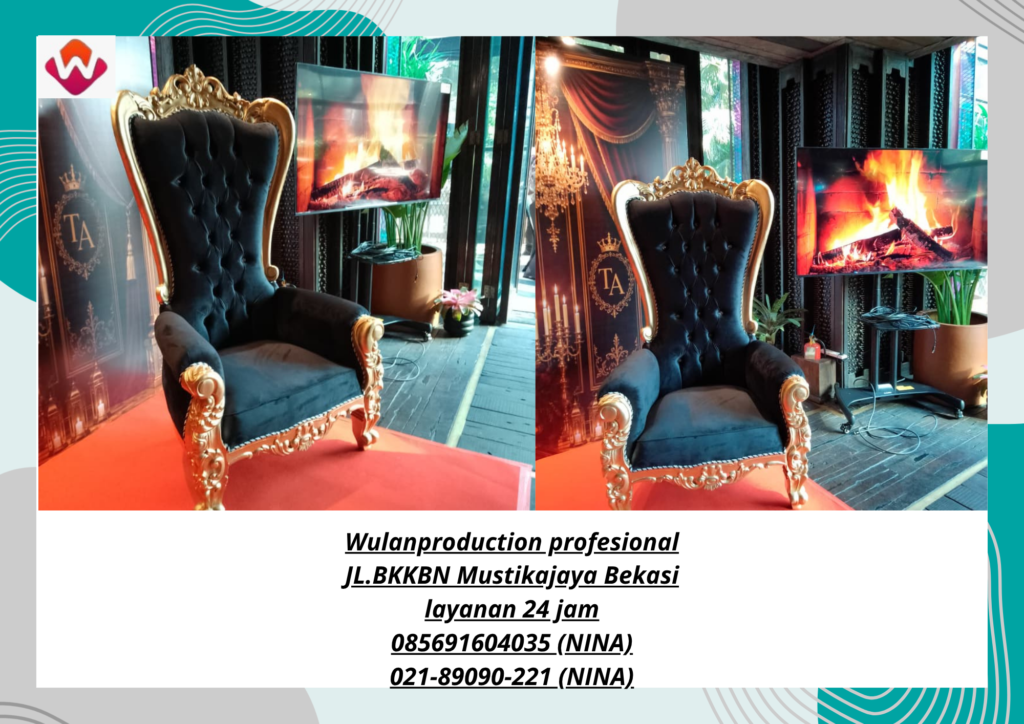 Sewa KURSI SYAHRINI Hitam Hotel Sudirman Jakarta