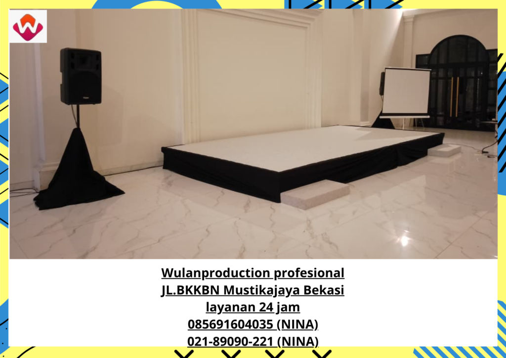 Sewa PANGGUNG STAGE KARPET BUANA Event The Manor Andara Jakarta