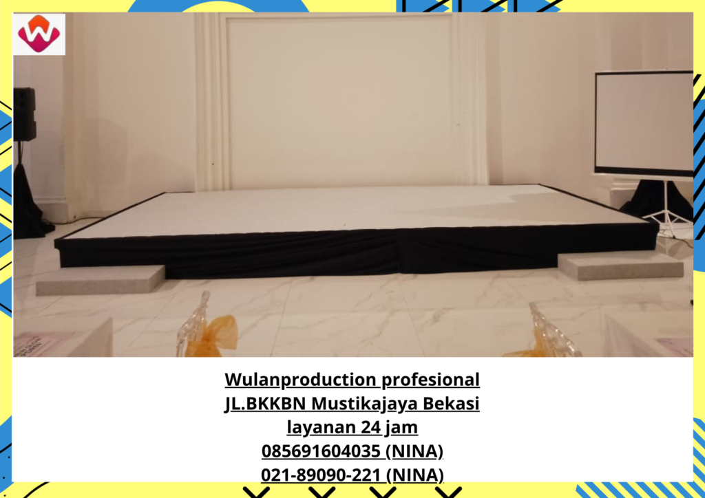 Sewa PANGGUNG STAGE KARPET BUANA Event The Manor Andara Jakarta