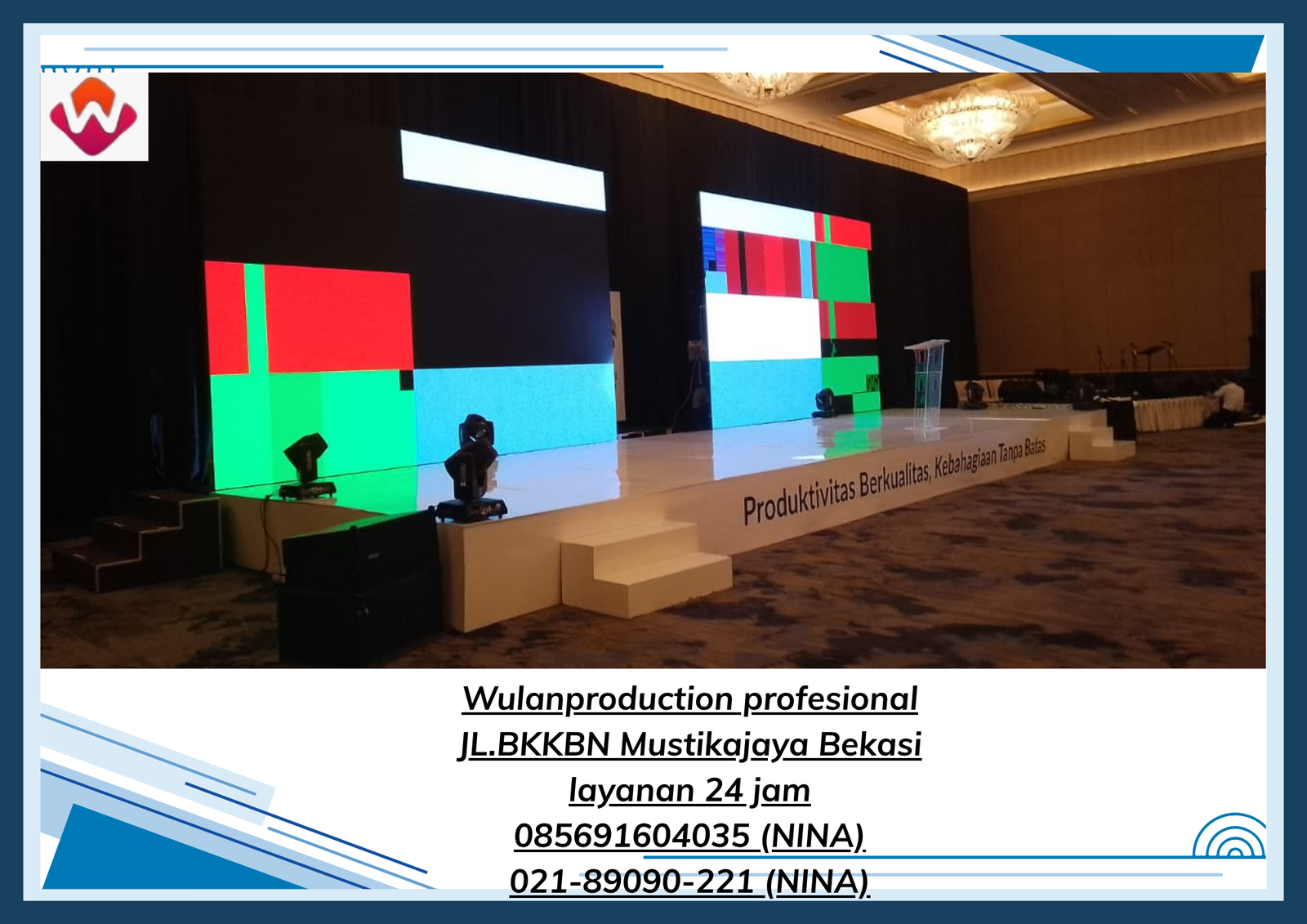 Sewa PANGGUNG STAGE MELAMINTO PODIUM ACRYLIC Senayan Jakarta