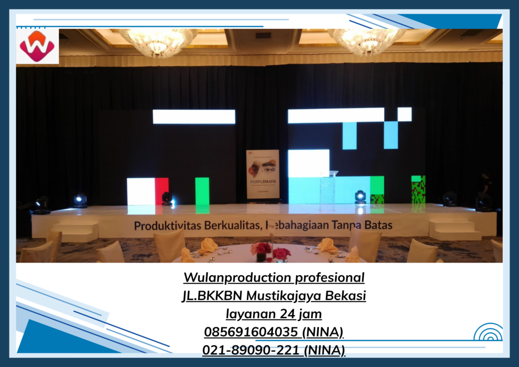 Sewa PANGGUNG STAGE MELAMINTO PODIUM ACRYLIC Senayan Jakarta