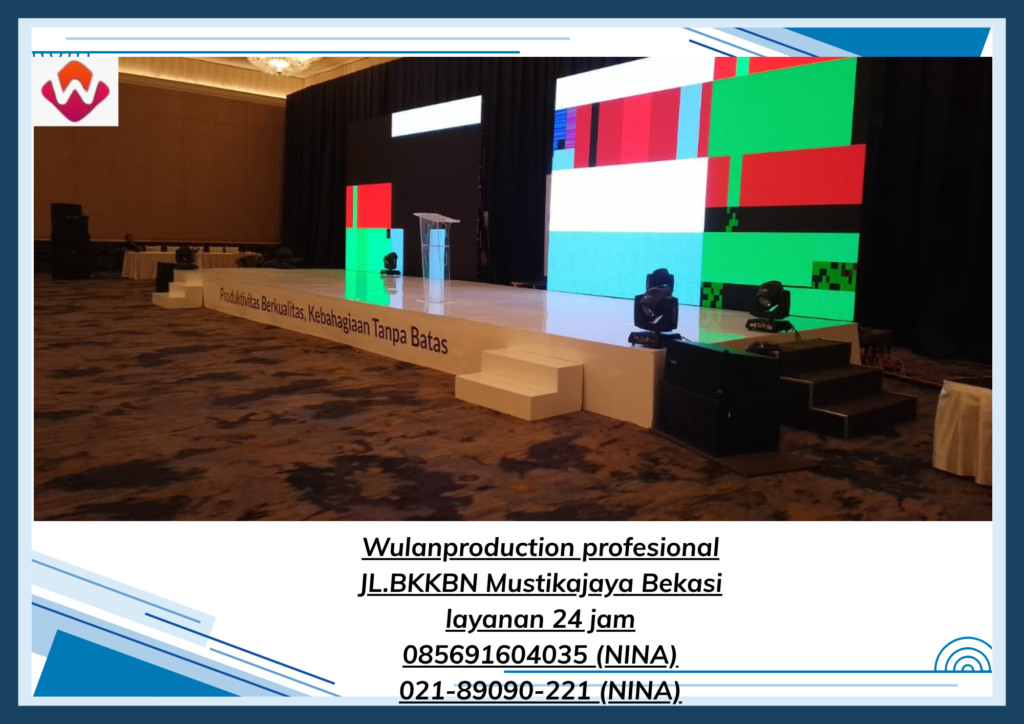 Sewa PANGGUNG STAGE MELAMINTO PODIUM ACRYLIC Senayan Jakarta