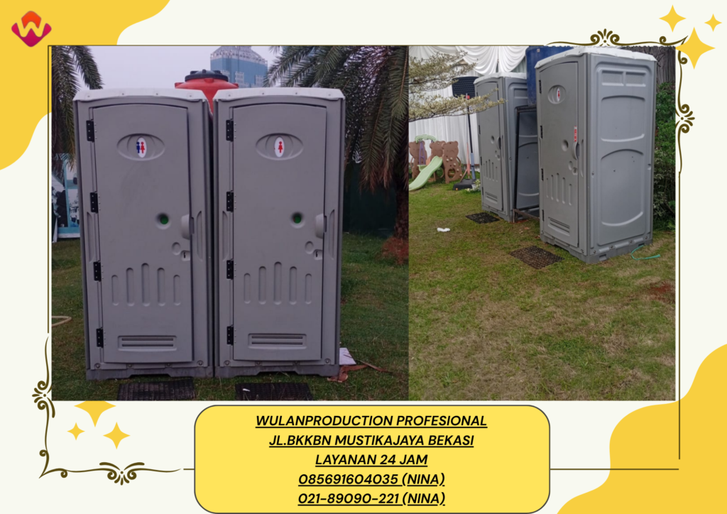 Sewa PORTABLE TOILET VIP Dan TENDA RODER Lengkap Jakarta