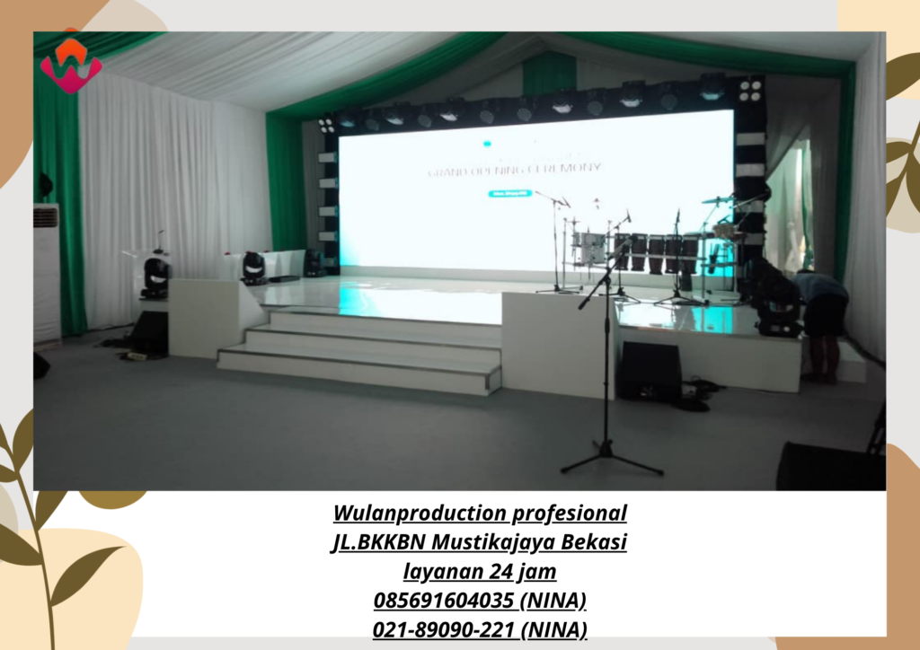Sewa STAGE MELAMINTO Putih BSD