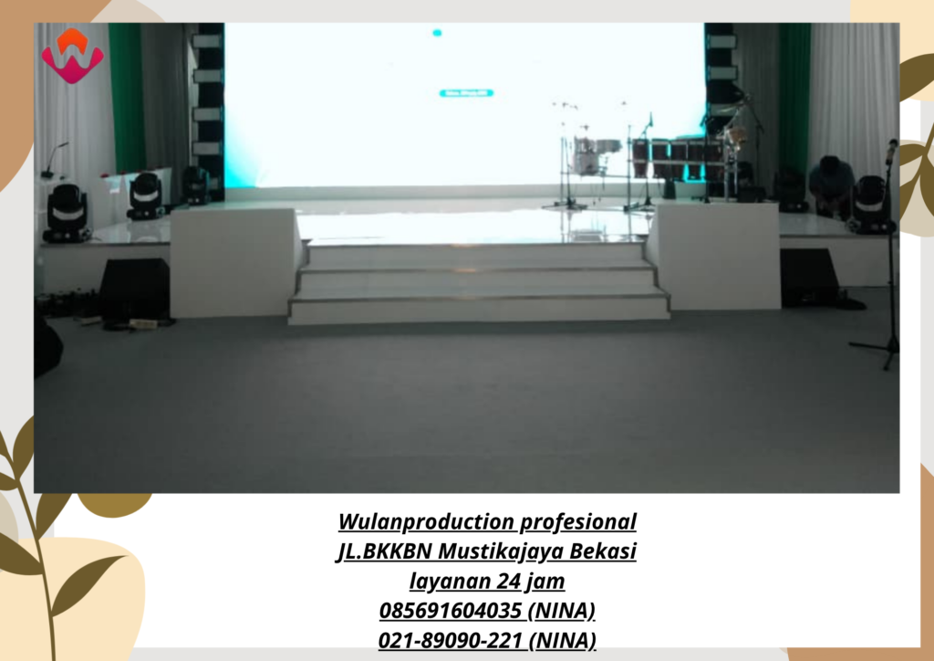 Sewa STAGE MELAMINTO Putih BSD