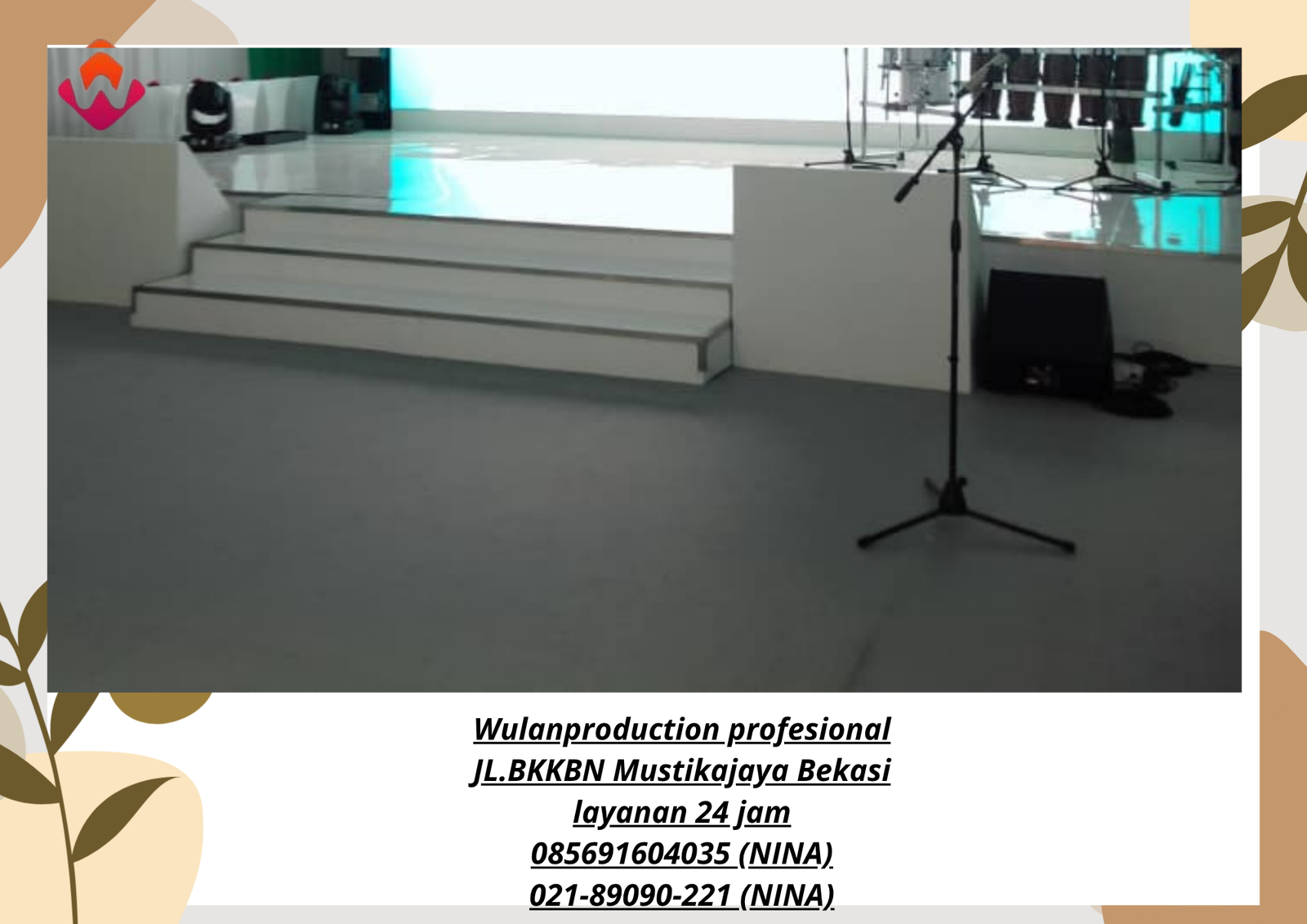Sewa STAGE MELAMINTO Putih BSD