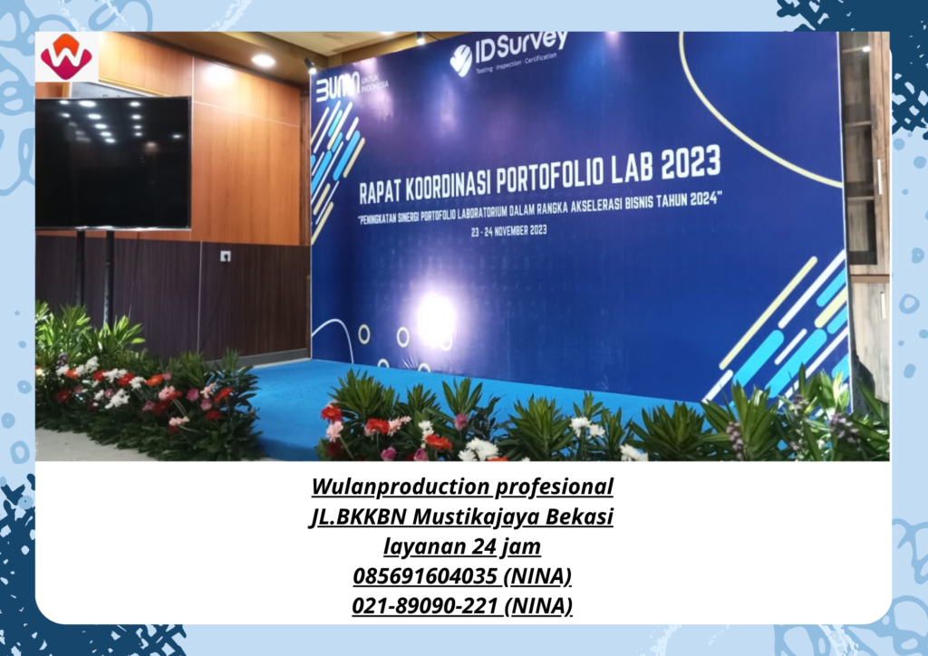 Sewa Set Murah PANGGUNG BACKDROP MINI GARDEN Bekasi